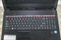 Replace Lenovo G570 Z570 Keyboard-3
