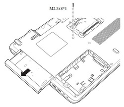 Replace Toshiba Satellite A660 / A665 Hinges-3