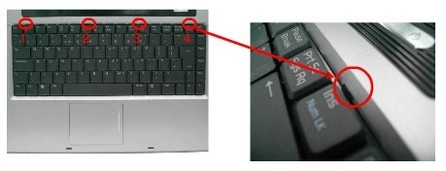 Replace Asus A3 A6 keyboard-1