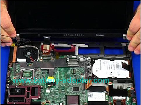 Replace Lenovo Thinkpad X200 X201 hinges-6