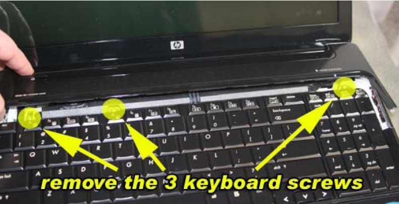 Replace / Remove HP Pavilion DV6 Keyboard