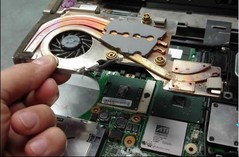 Replace Thainkpad T43 CPU Fan-6
