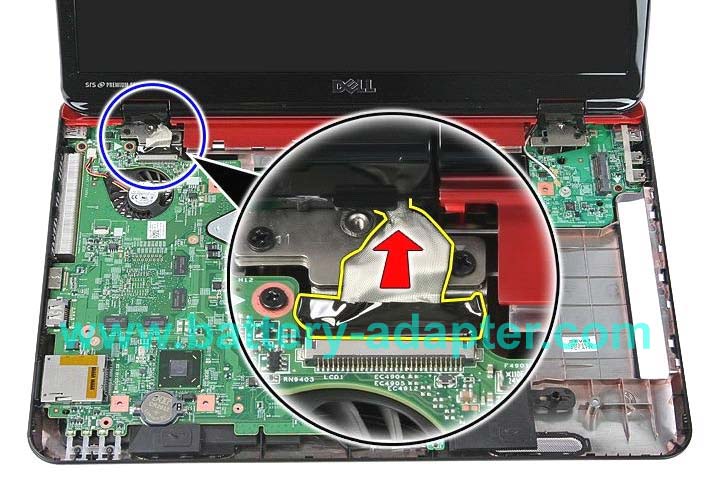 Lorsoul Remplacement pour CPU Dell Inspiron 15R N5110 CPU Cooler Portable Ventilateur de Refroidissement Accessoires dordinateurs