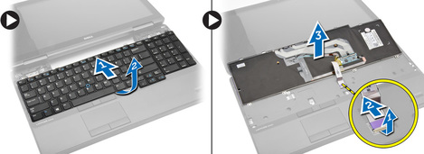 Remove Dell Latitude E5540 / 15-5000 Keyboard -3