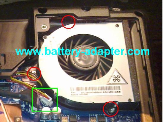 Replace / Remove Lenovo / IBM G470 G475 G570 G575 CPU Cooling Fan