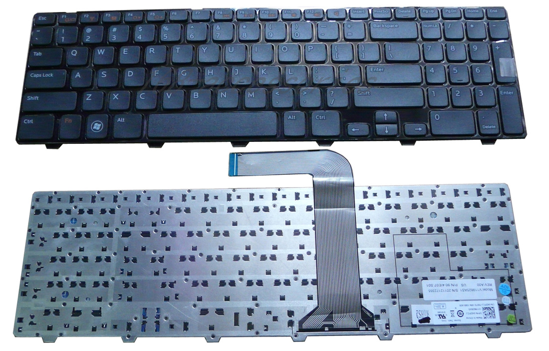 Homyl Keyboard For Dell Inspiron 15R N5110 5110 US English Refill Parts Black US Keyboard 